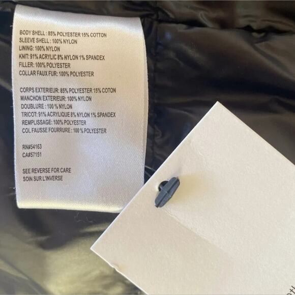 Calvin Klein Anorack Parka Faux Fur Removable Hood Puffer Coat Size L MSRP: $340 - Picture 8 of 12